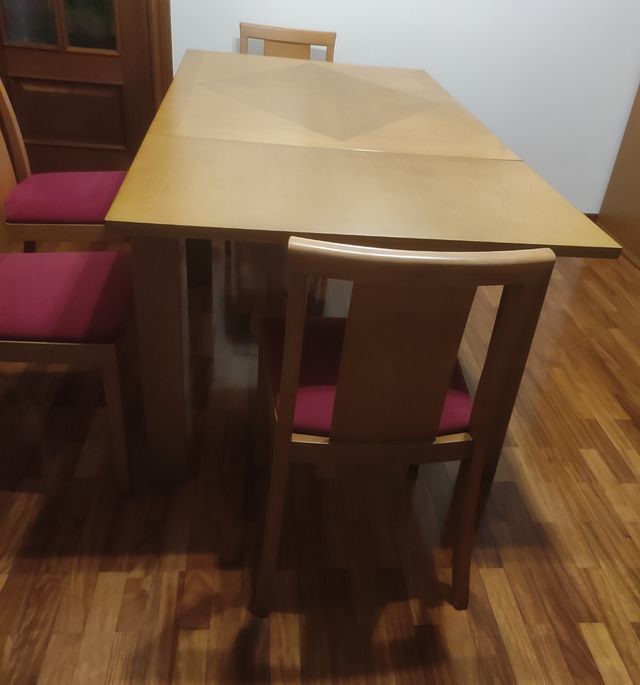 Mesa madera extensible