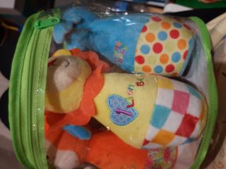 Juego de bolos de peluche para bebé