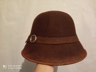 sombrero de fieltro 100% lana, estilo vintage