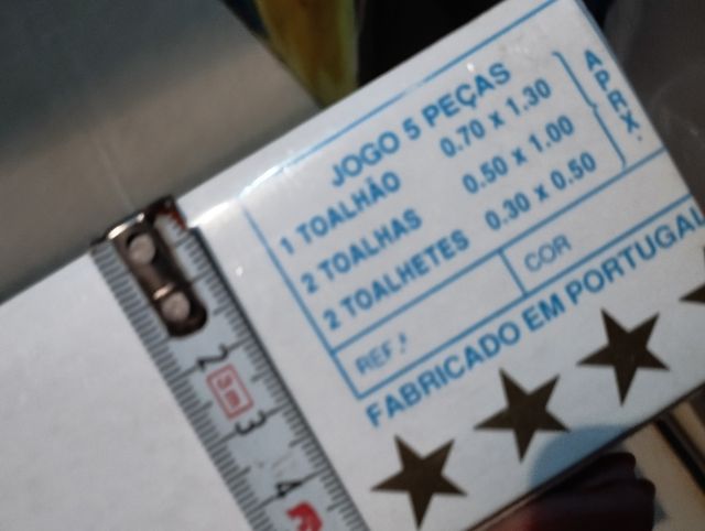 Juego de toallas portuguesas