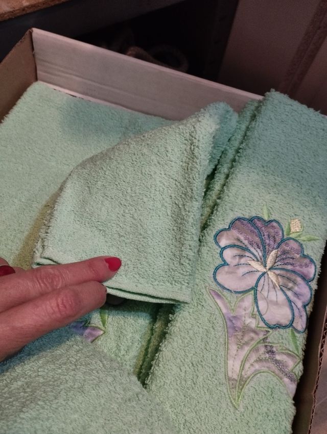 Juego de toallas portuguesas