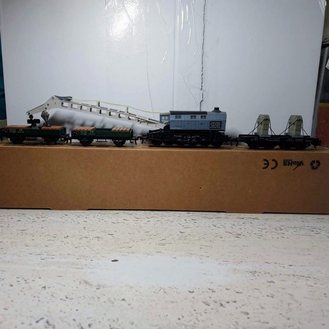 GRUA FLEISCHMANN COMPLETA ESC H0 ENVIO GRATIS