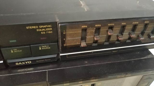 Amplificador Sanyo JA-7150 + Ecualizador