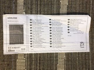 Gran Alfombra Ikea Modelo Görlöse 133 x 195 NUEVA