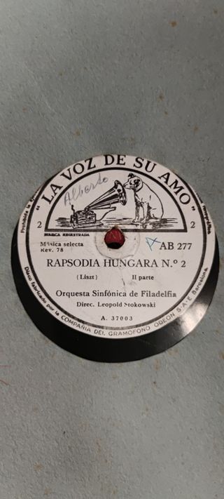 Discos gramófono