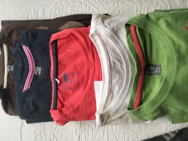 Lote de 10 camisetas manga larga 12 años 1€ cada