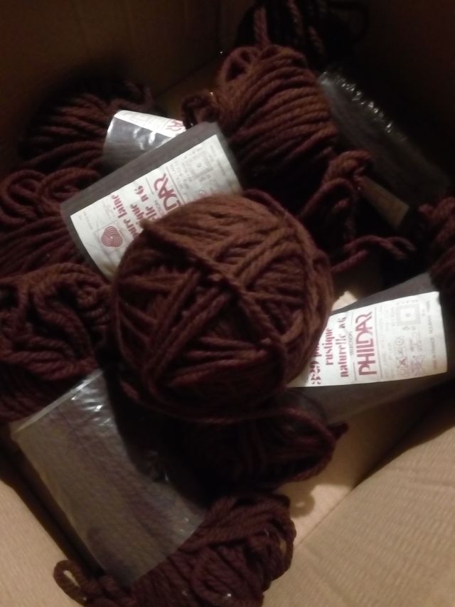 matasse lana Phildar marrone 700 g