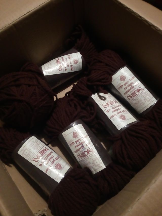 matasse lana Phildar marrone 700 g