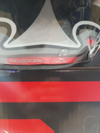 casco nzi rz carbono nuevo talla xl