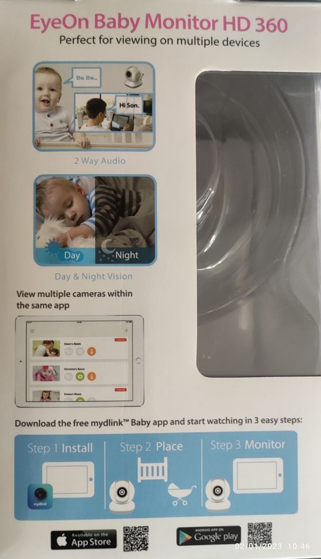 cámara vigilancia bebe Wifi