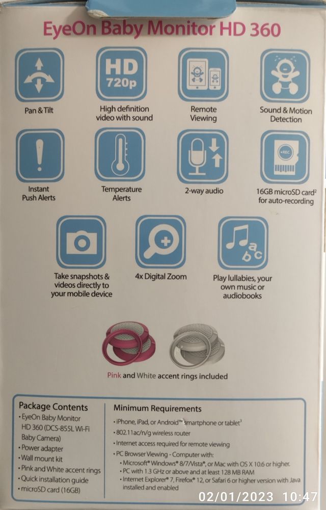 cámara vigilancia bebe Wifi