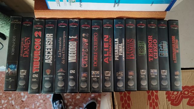 Colección 36 cintas VHS terroe