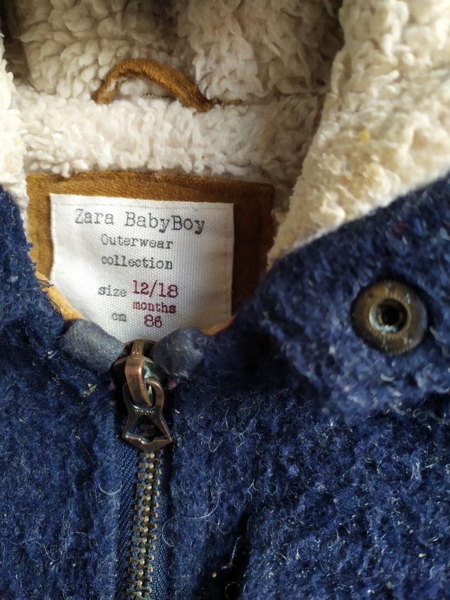 abrigo de niño de zara