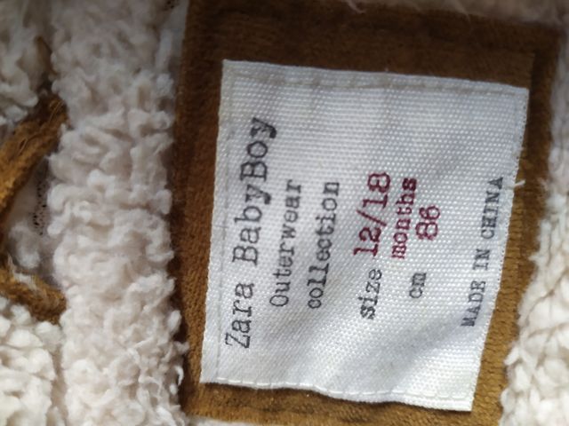 abrigo de niño de zara