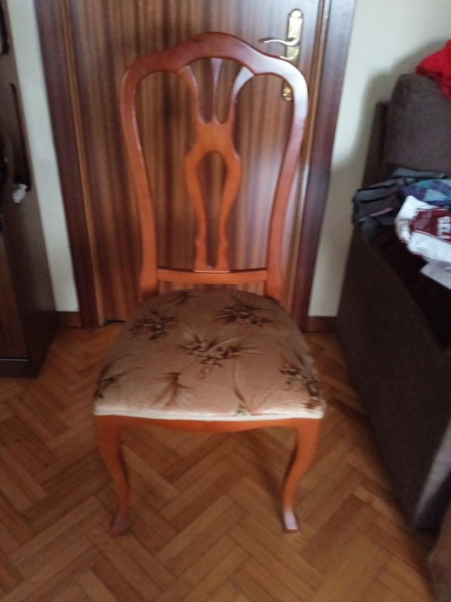 SILLAS MADERA MACIZA