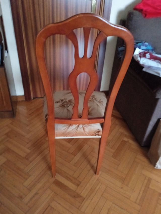 SILLAS MADERA MACIZA