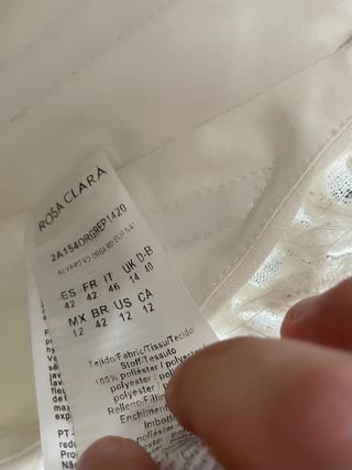 Vestido de novia Rosa Clará