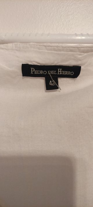 Vestido blanco Pedro del Hierro. talla 42