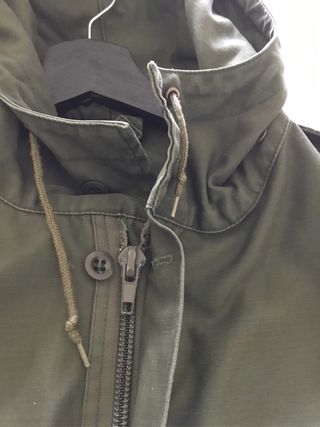 Parka militar con parche mod