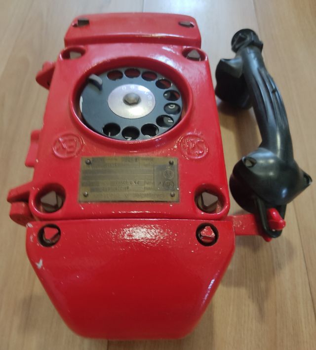 Teléfono antiguo antideflagrante ATEX