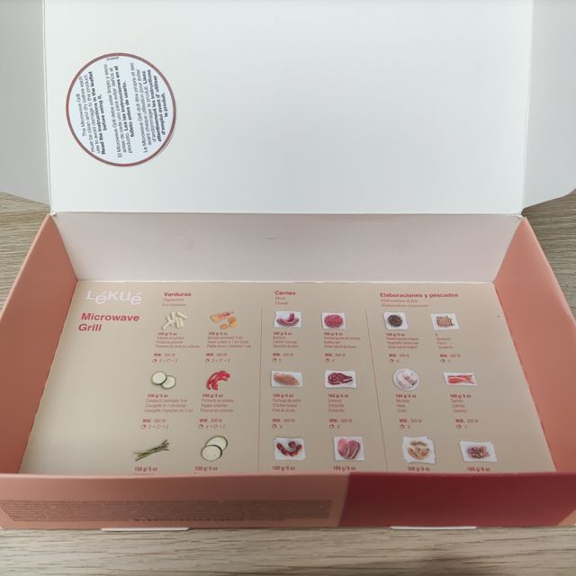 Lekué grill microondas