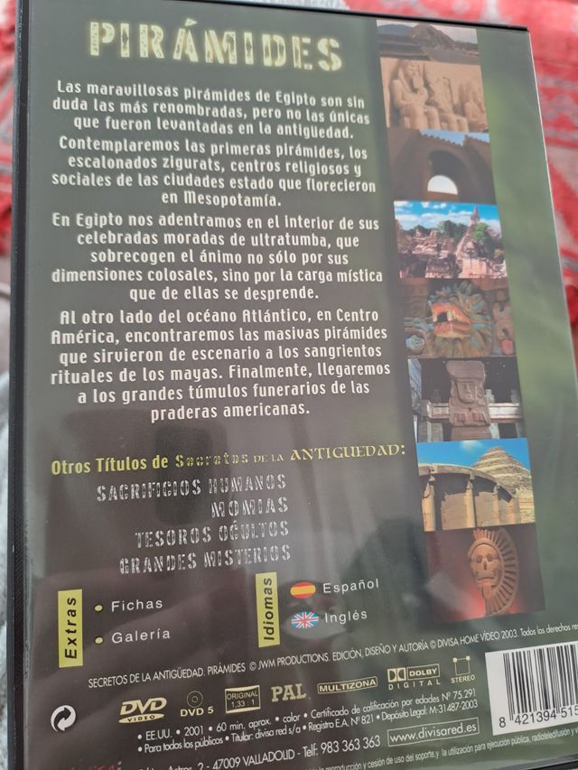 Pirámides moradas del más allá DVD
