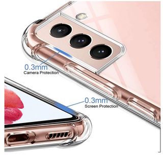 Custodia per Samsung Galaxy S21 5G e 2 protezioni per i pantaloni