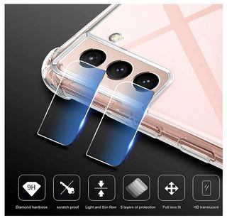 Custodia per Samsung Galaxy S21 5G e 2 protezioni per i pantaloni