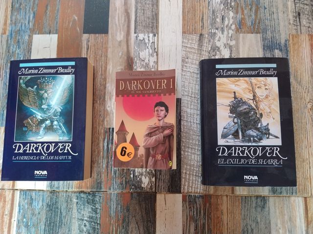 3 Libros serie DARKOVER, Marion Zimmer Bradley 10€