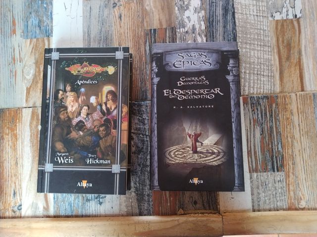 Guerras demoníacas R.A. Salvatore con libro gratis