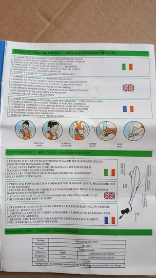 Massaggiatore relax a infrarossi