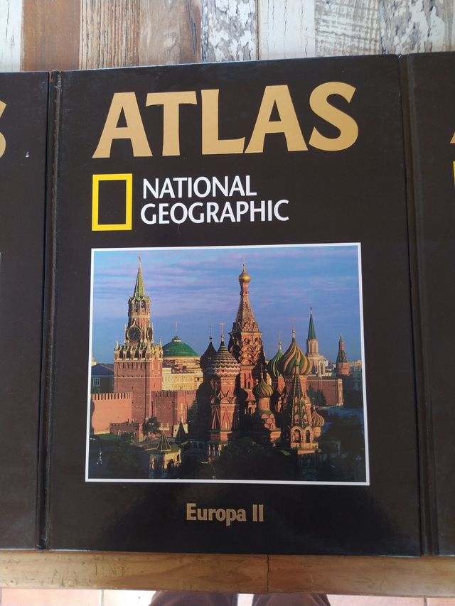 Atlas  Nat Geographic, Europa,Vol I, II y III, 10€