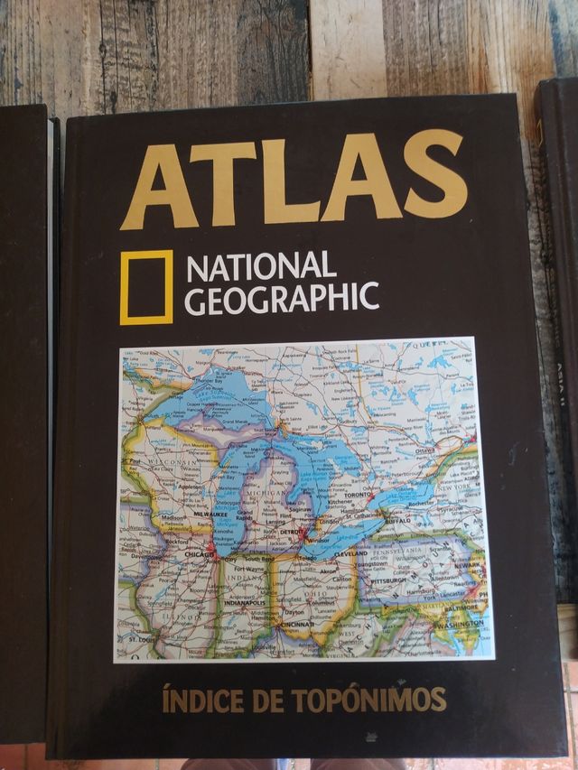 Atlas de Nat Geog Asia II, "Topónimos" y "Geograph