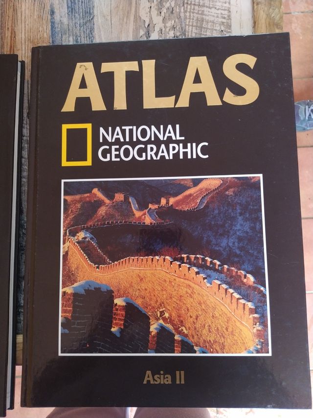 Atlas de Nat Geog Asia II, "Topónimos" y "Geograph