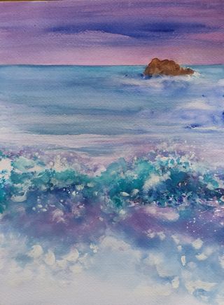 CUADROS Pintura acuarela. Arte. Regalos