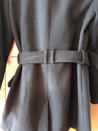 Abrigo negro talla M