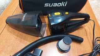 aspirador coche con cargador 12v