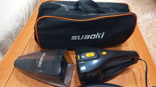 aspirador coche con cargador 12v