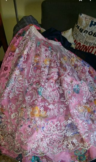 Traje de Fallera rosa 