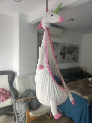 Hamaca infantil unicornio