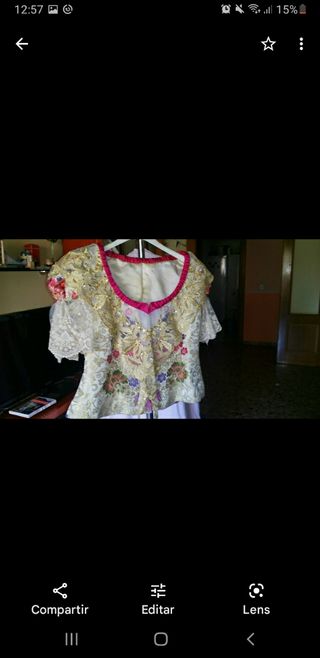 Traje de Fallera rosa 