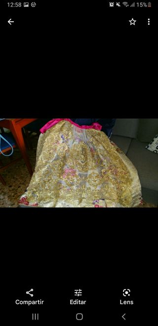 Traje de Fallera rosa 
