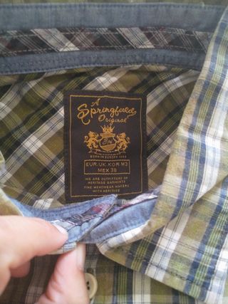 Camisa de cuadros de Springfield 