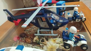 Equipo de Policía y de bomberos Playmobil