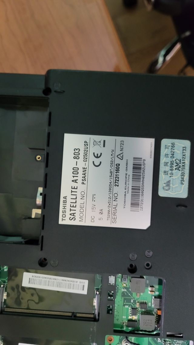 Touchpad mouse raton despiece portatil toshiba