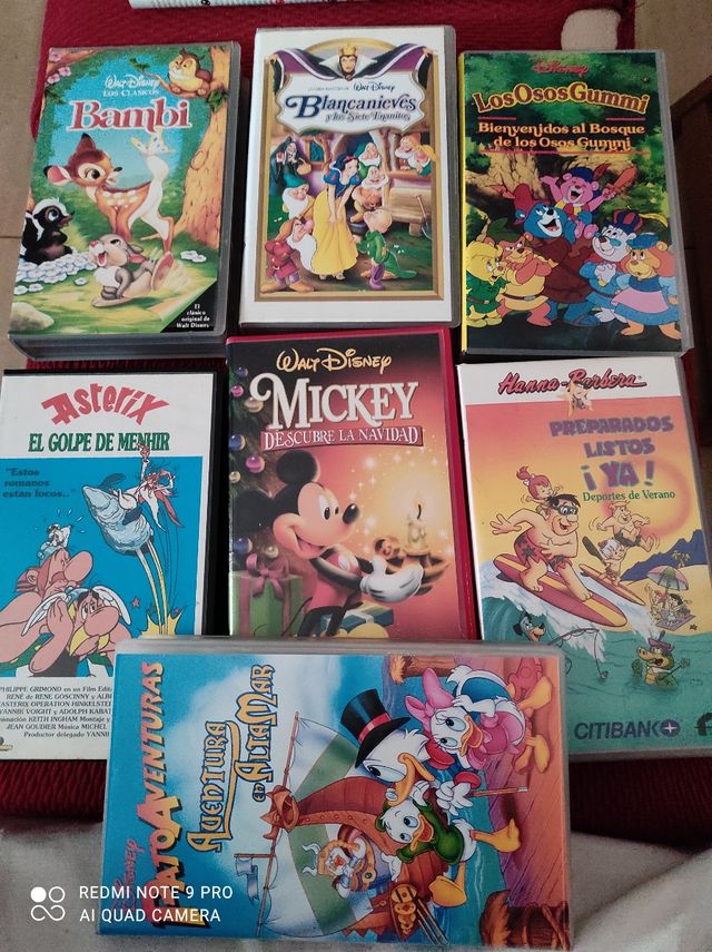 CINTAS VHS WALT DISNEY
