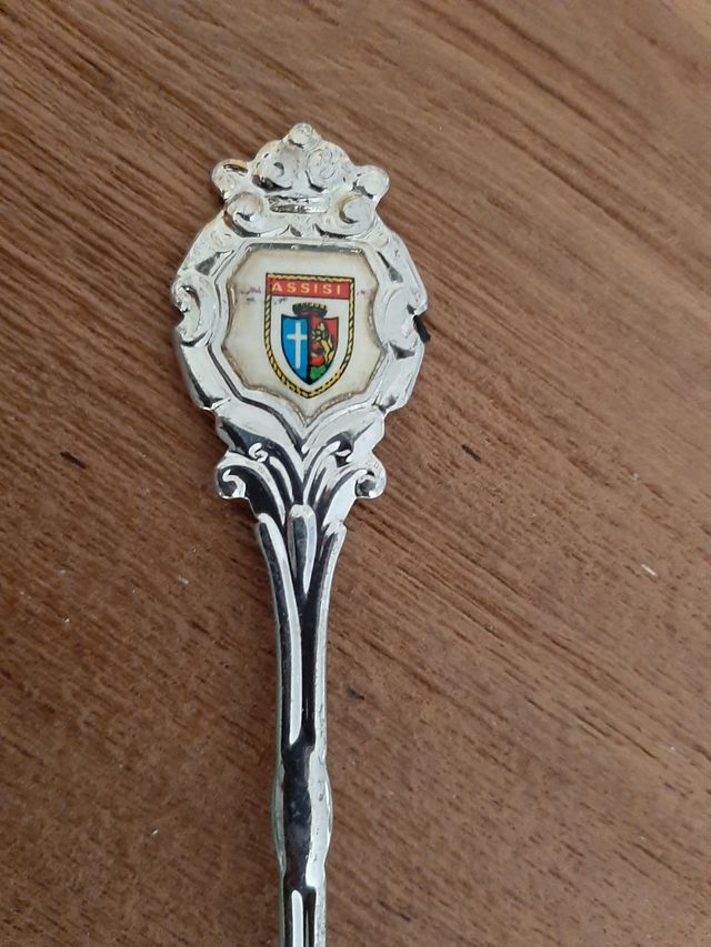 Cuchara y tenedor plata Asis