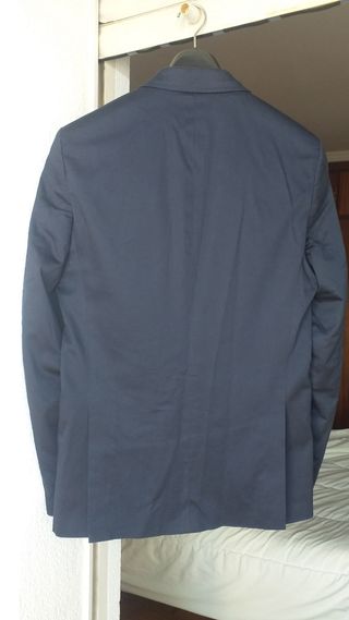 AMERICANA DE CABALLERO SELECTED HOMME .AZUL MARINO