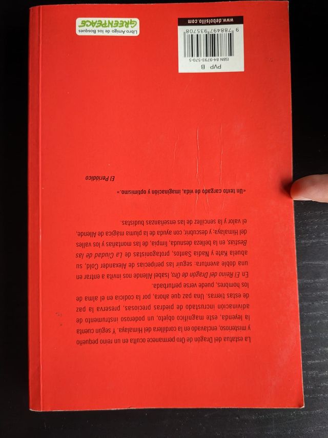 El reino del dragón de oro, Isabel Allende