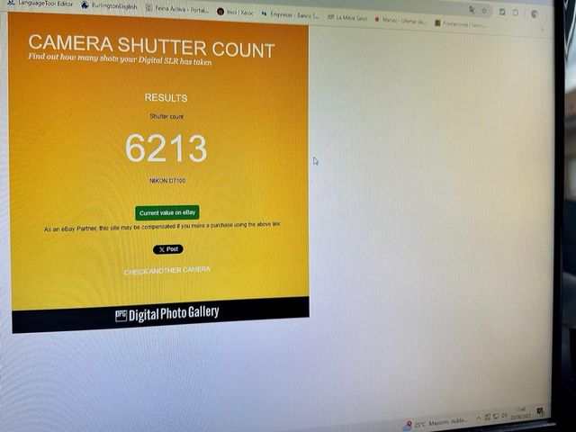 Cámara Nikon D7100 Objetivo 18-140 V/R Réflex